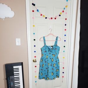 Beauty and the Beast Pinup Style Dress